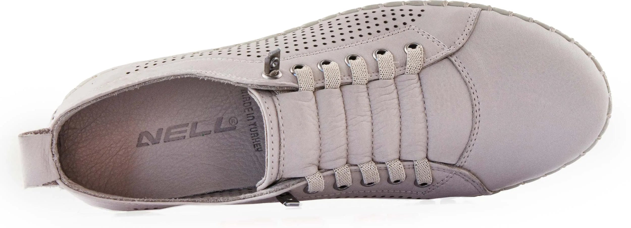 Chaussures en cuir pour femmes nell perform gris 37