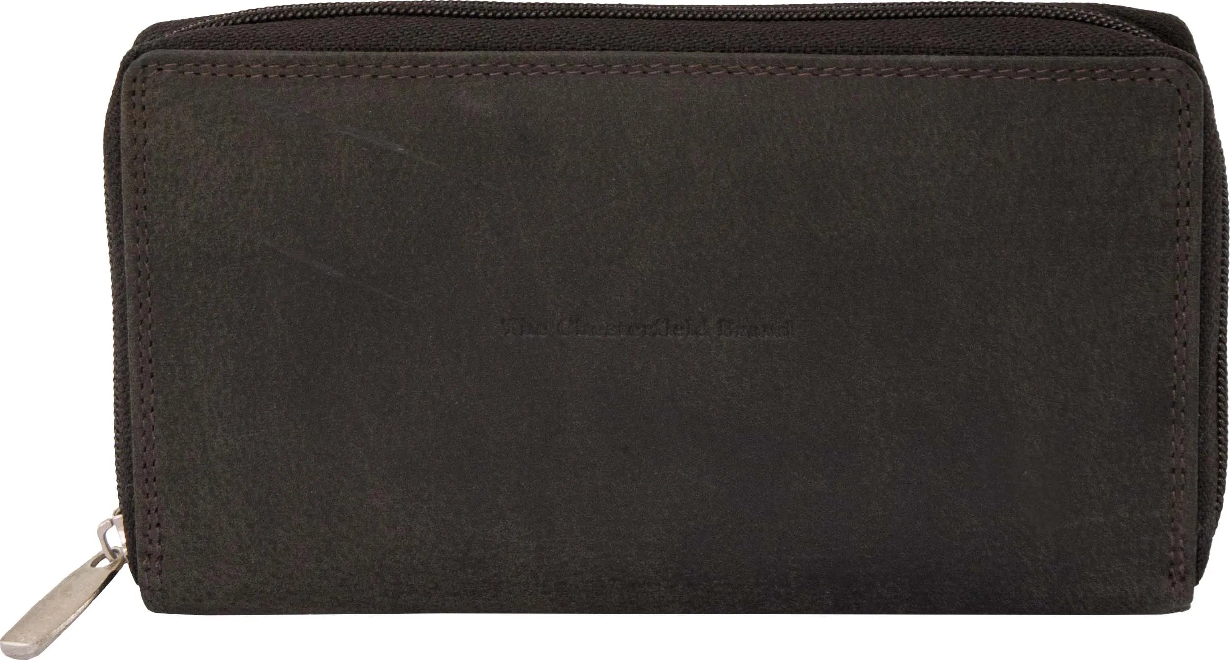 Kožená peněženka Chesterfield Wmns Elliot Brown Brown
