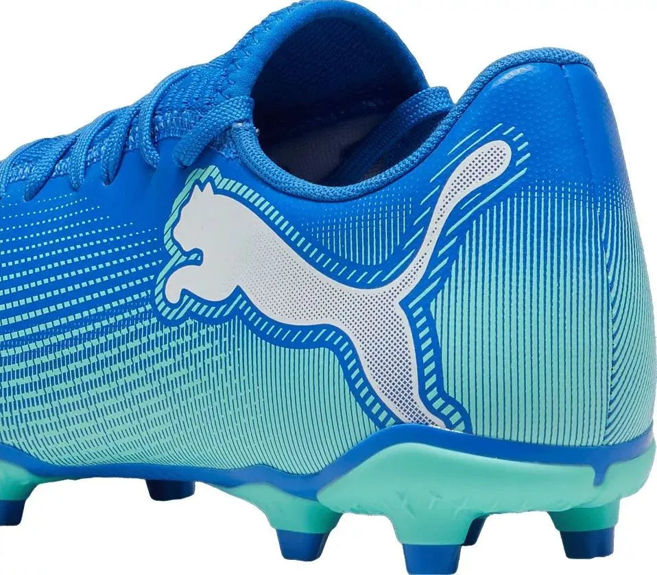 Chuteiras de futebol puma mens future 7 play fg/ag chuteira azul claro azul 42