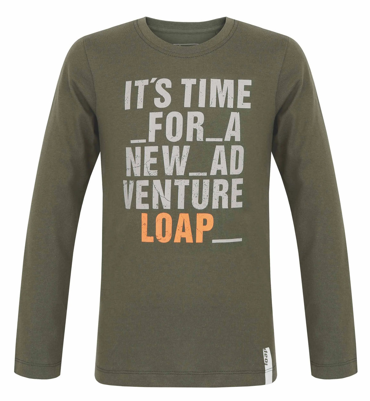 Kinder-T-Shirt Loop Binus Grün