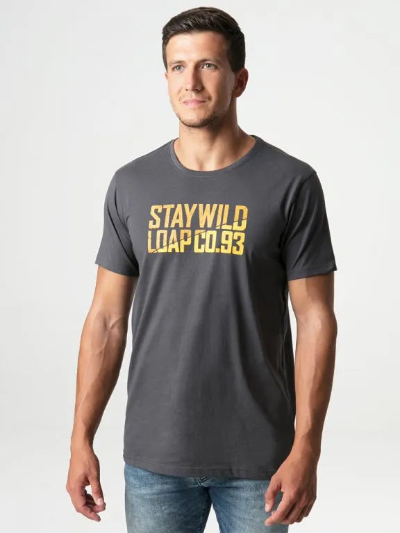 Men's T-shirt Loap Benny Grey