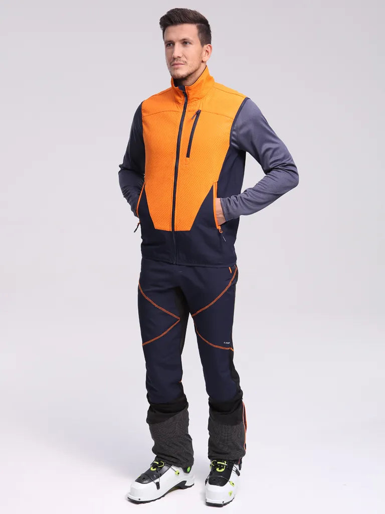 Colete softshell masculino loap uristo laranja s