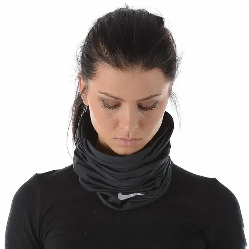 Nyakmelegítő Nike Dri-fit Wrap 2.0 fekete-ezüst fekete