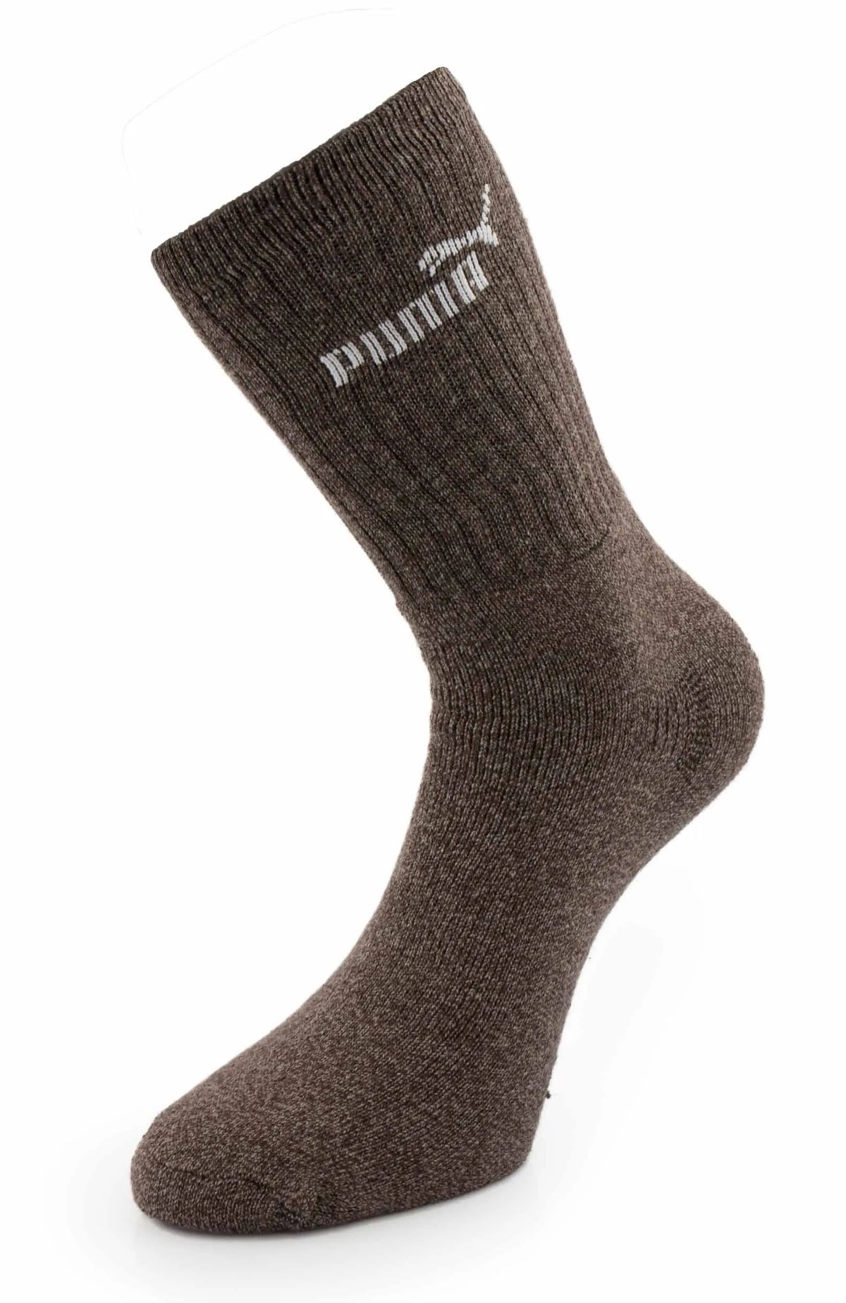 Calcetines Puma Crew Sock 3p Marrón 35-38
