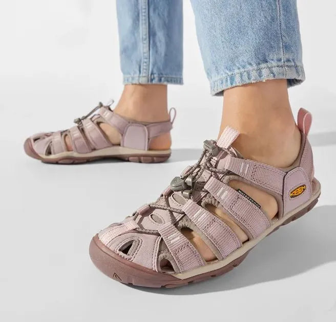 Women's Sandals Keen Wmns Clearwater Cnx Timberwolf/fawn Beige