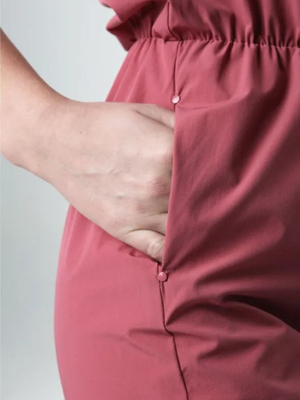 Vestido esportivo feminino loap ubrina rosa s