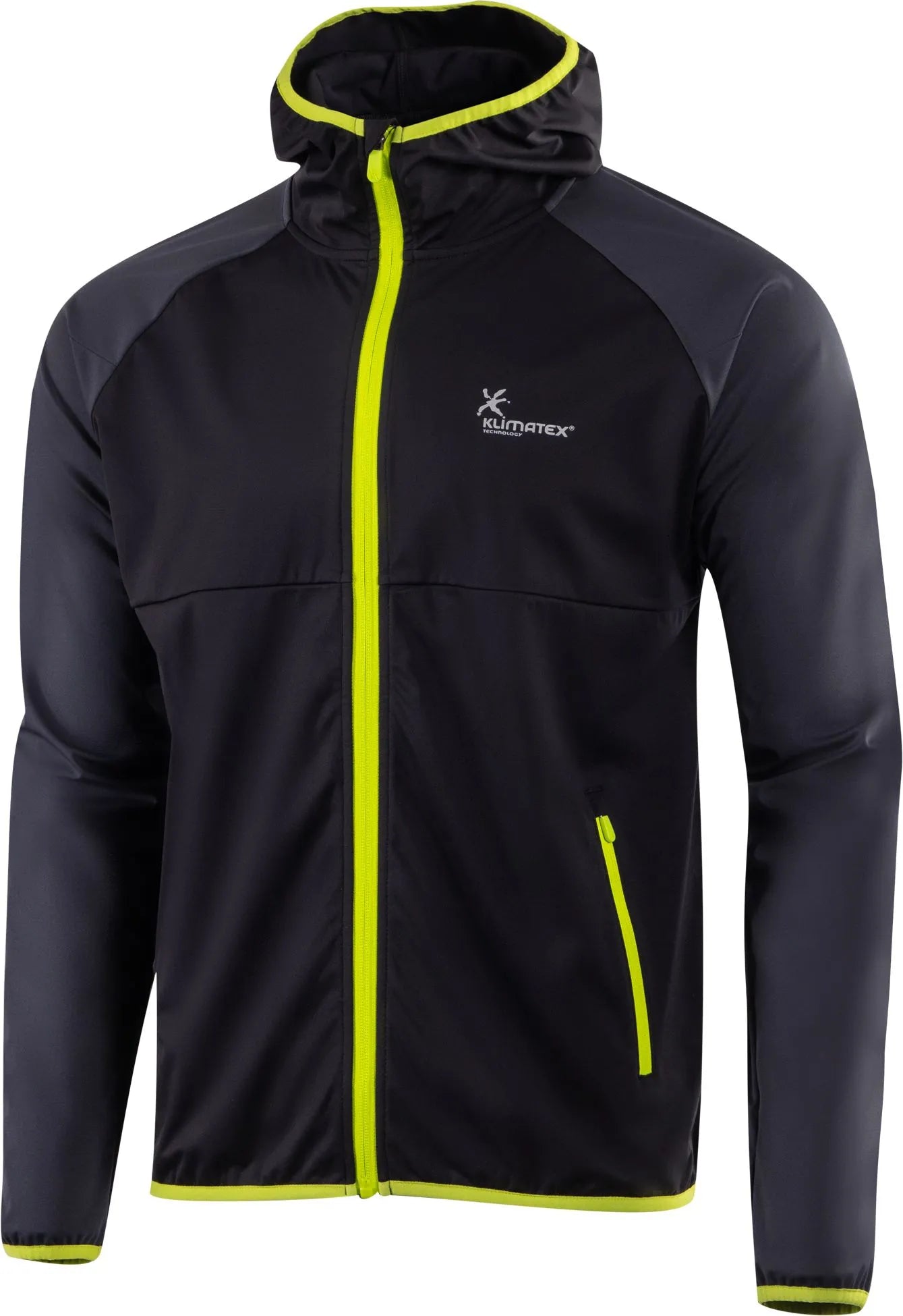 Jaqueta softshell masculina klimatex grapon preta s