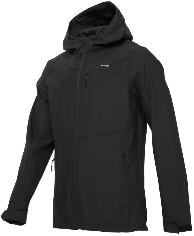 Pánska softshellová bunda Loap Ladan Blk Black