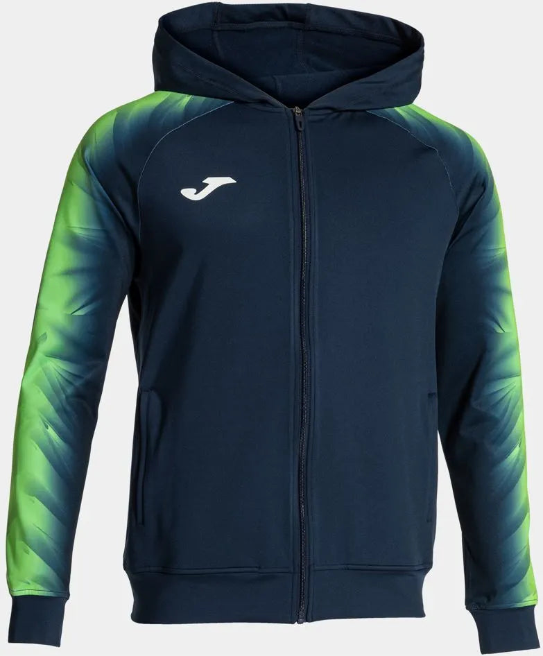 Moletom masculino joma elite ix zip-up marinho-fluor verde azul/verde m