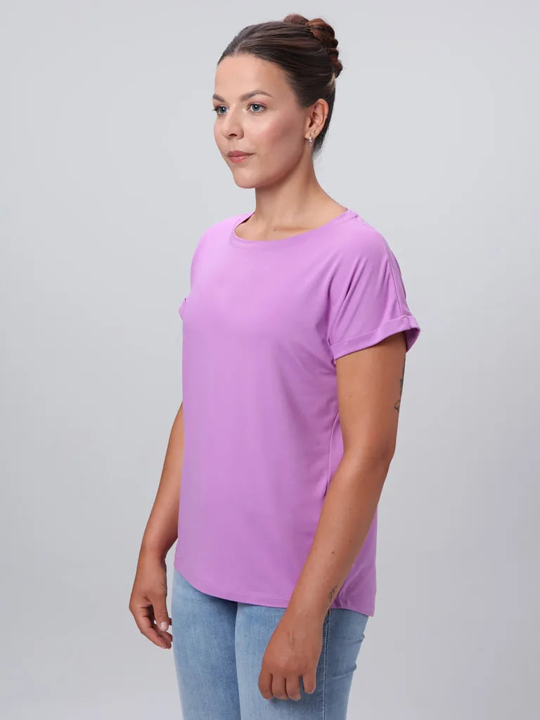 T-shirt femme loop byra violet l