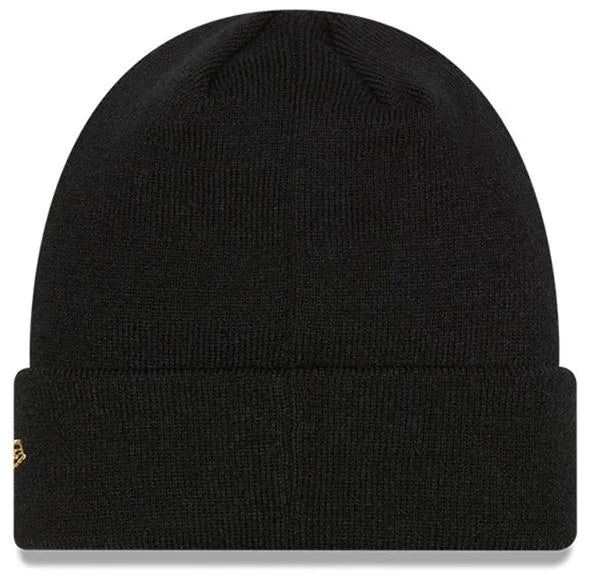 Gorra de invierno new era hombre los ángulos ctn beanie negro-oro negro
