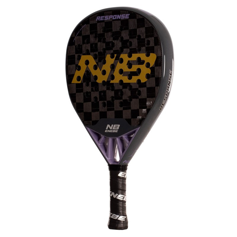 Enebe Response 24k Violet Padel Racket Multicolor