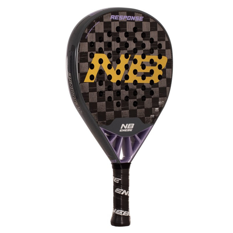 Enebe Response 24k Violet Padel Racket Multicolor