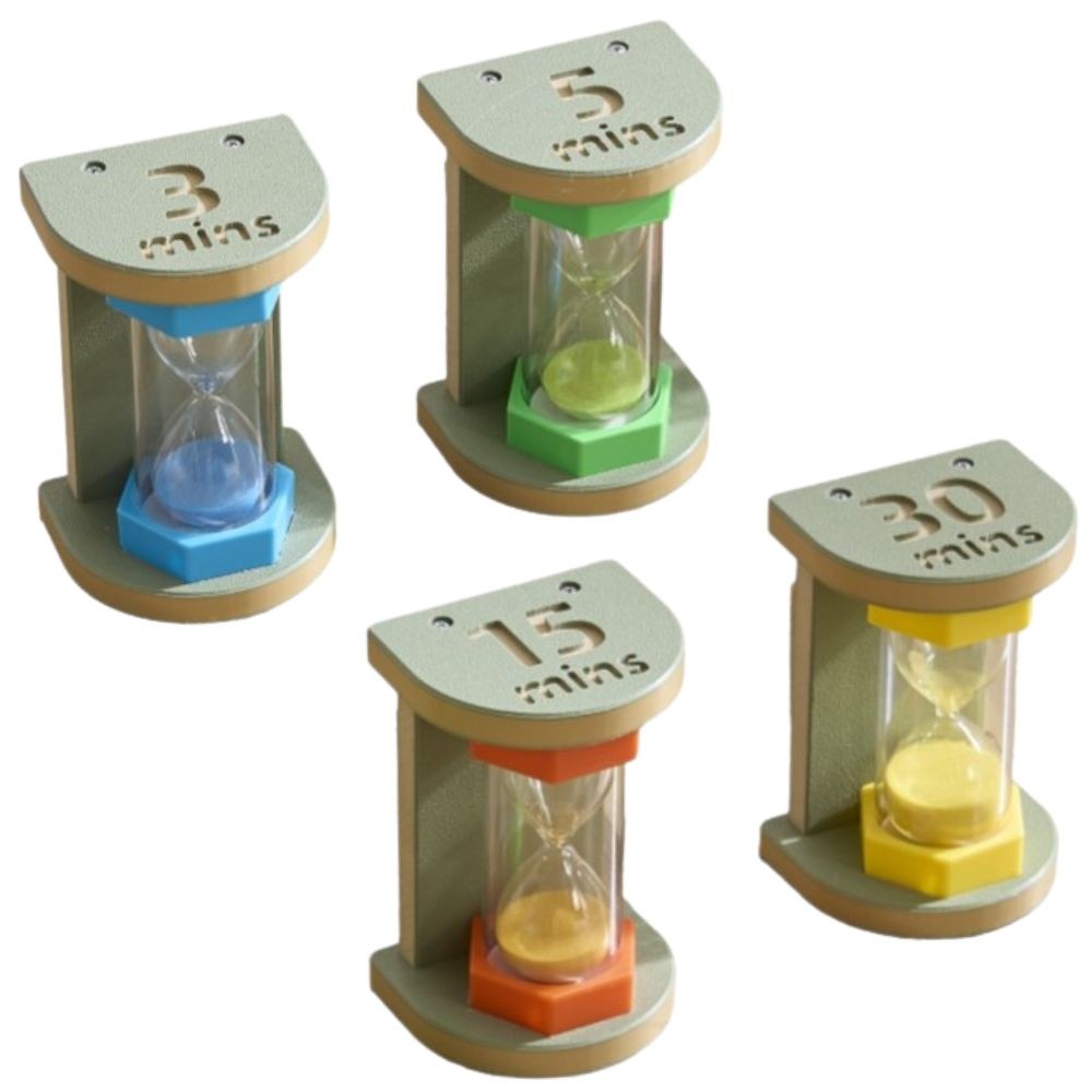 Set di clessidra educativa con stelo Masterkidz