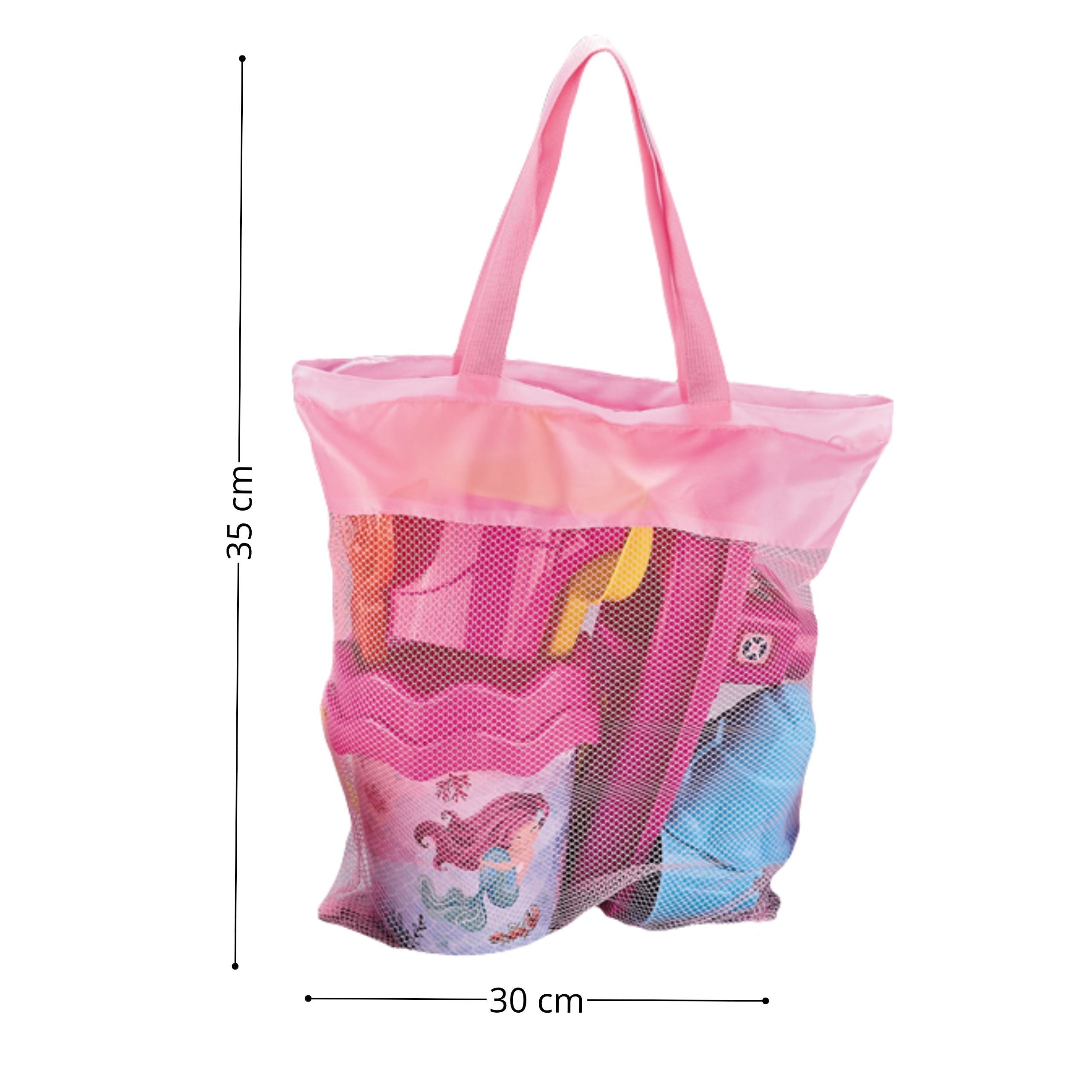 Woopie Juego De Caja De Arena Con Accesorios Para Barco Y Bolsa, 9 Piezas, Playa Rosa