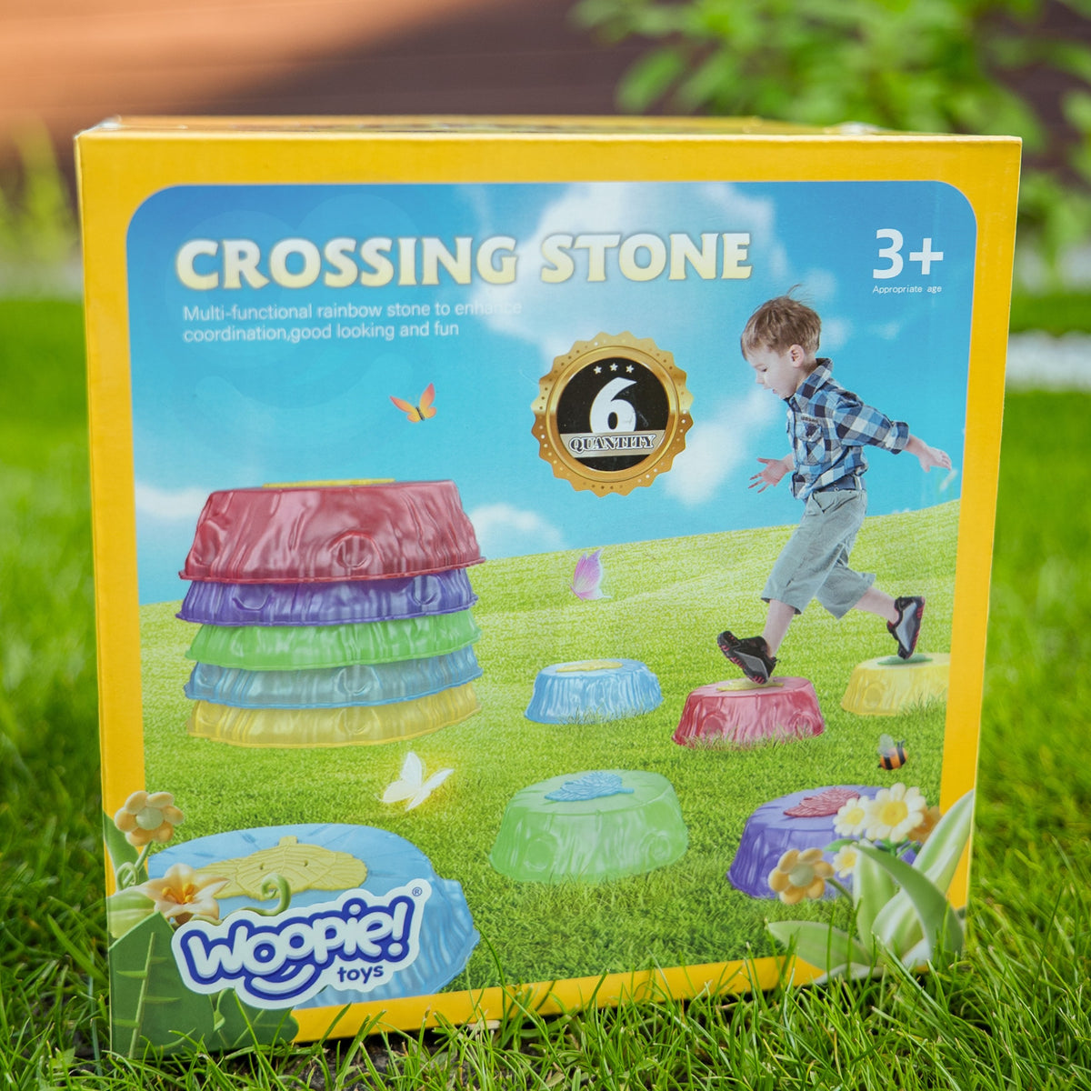 Woopie Balance Stones Glowing Sensory Balance Training 6 Pièces