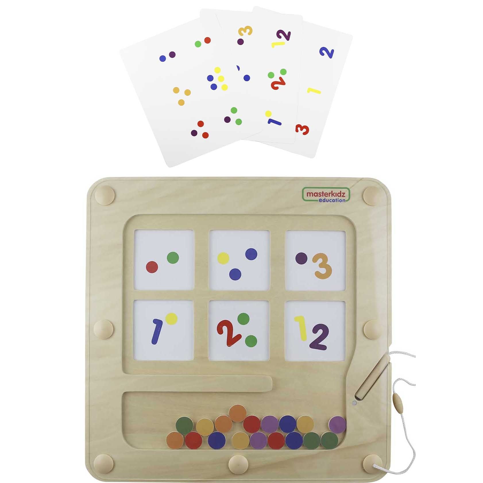 Placă magnetică Masterkidz pentru a învăța numărarea