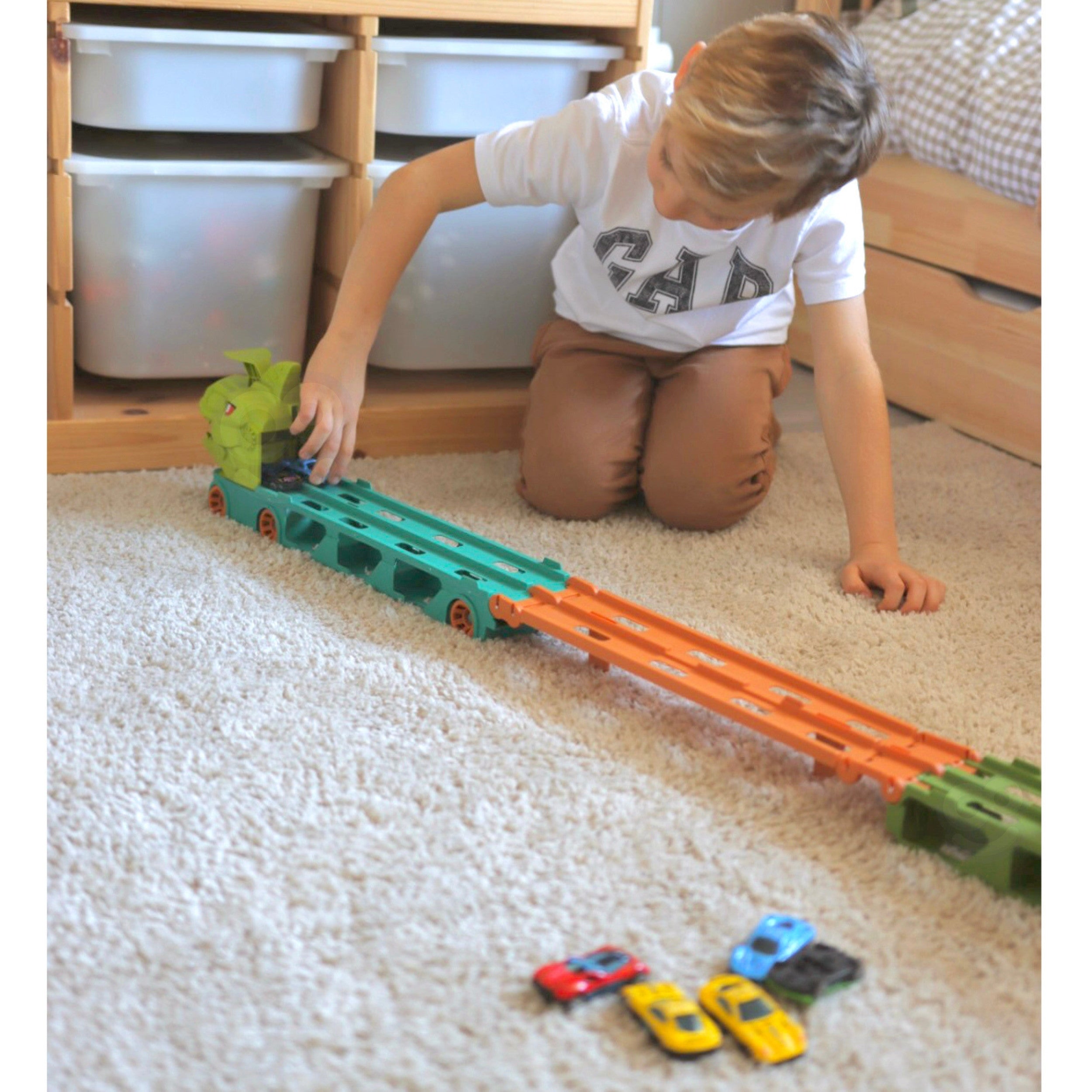 Woopie Toy Truck Динозавър Писта 2,1 м за коли