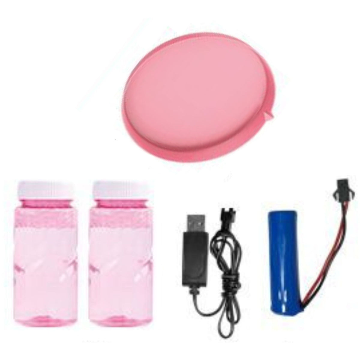 Pistolet à Bulles Woopie 91 Trous Rose