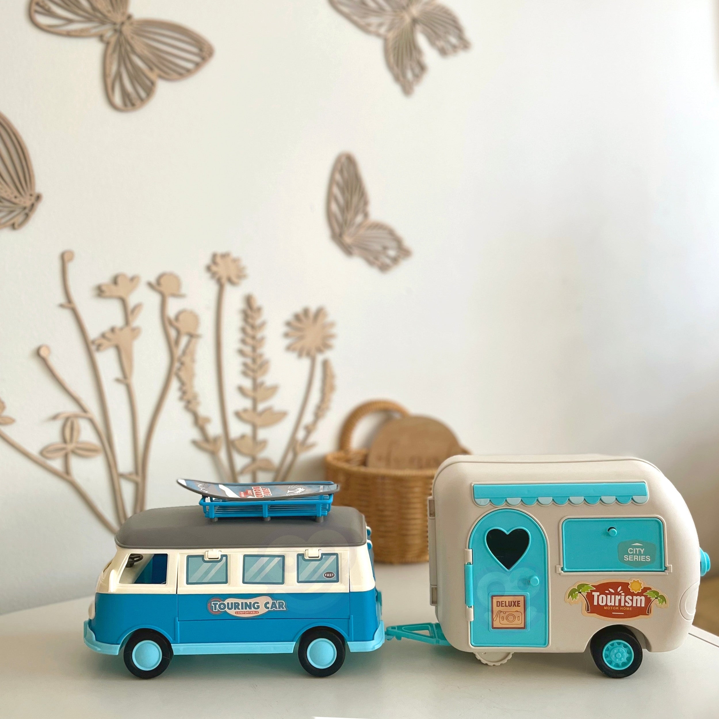 Woopie XL poppencamperset met aanhanger