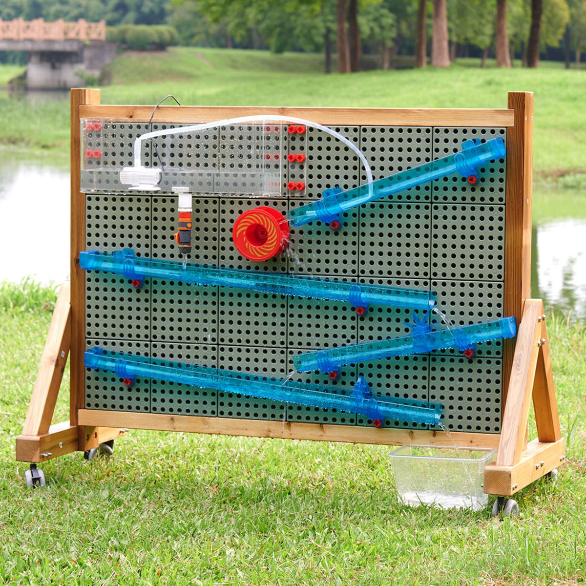 Masterkidz Outdoor Stambräda + Vatten/bollbana