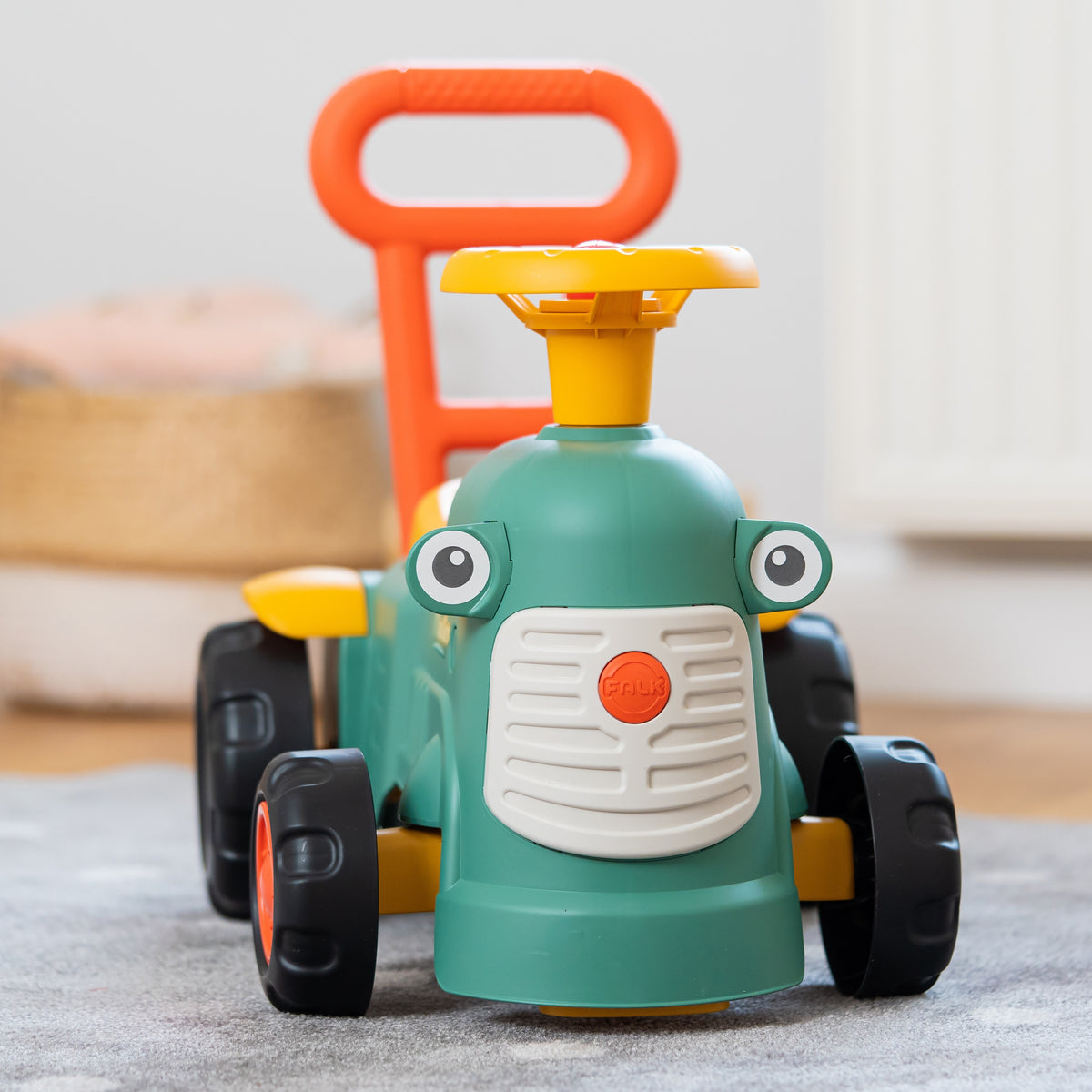 Falk Maurice Ride-on Tractor Green Pusher Caixa de armazenamento por 1-3 anos