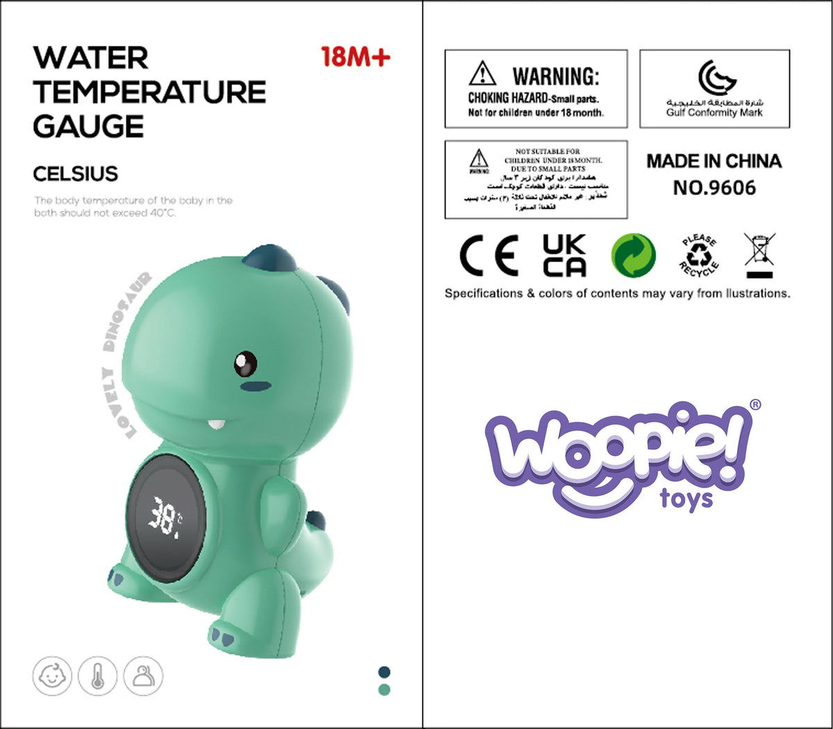 Thermomètre de température de l'eau Woopie Baby Duck