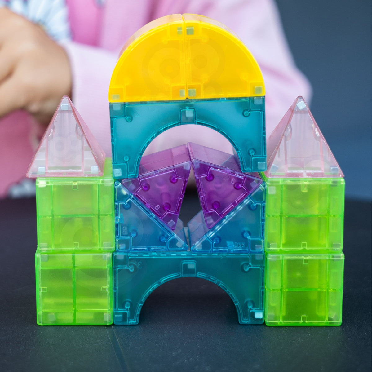 Woopie magnetické bloky 21ks M blok Kreatívny vzdelávací darček 3d