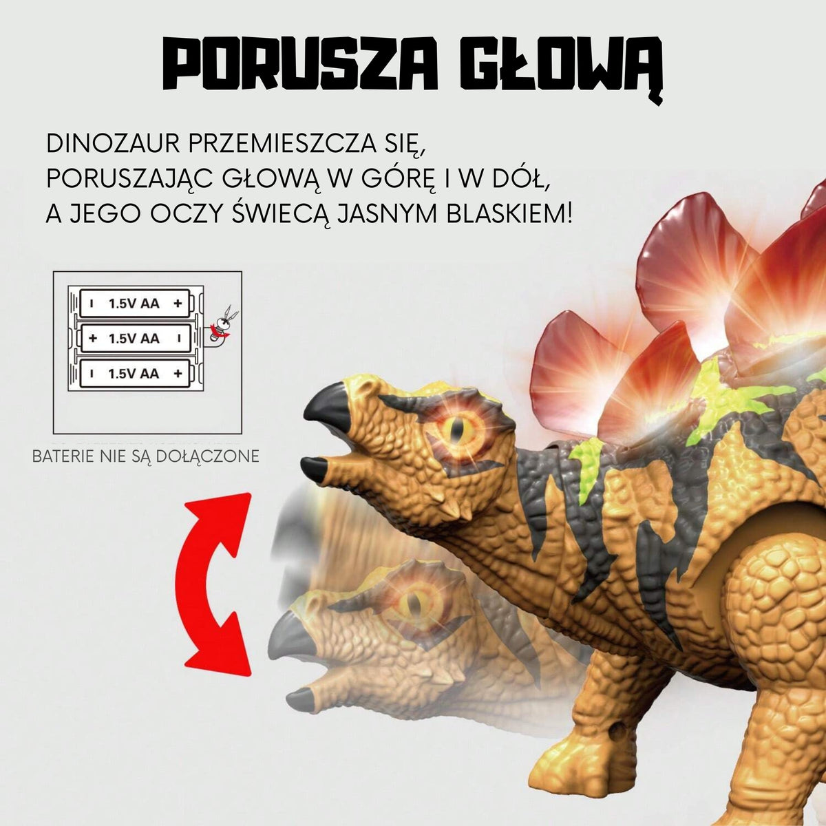 Woopie Dálkově ovládaný Rc Dinosauří Robot Stegosaurus