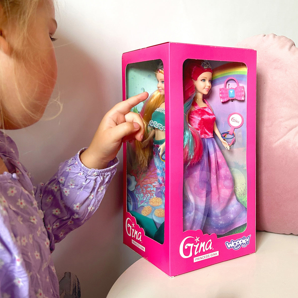 Woopie Ensemble De 4 Princesses Magiques - Coffret De Poupée 4-en-1 Avec Accessoires