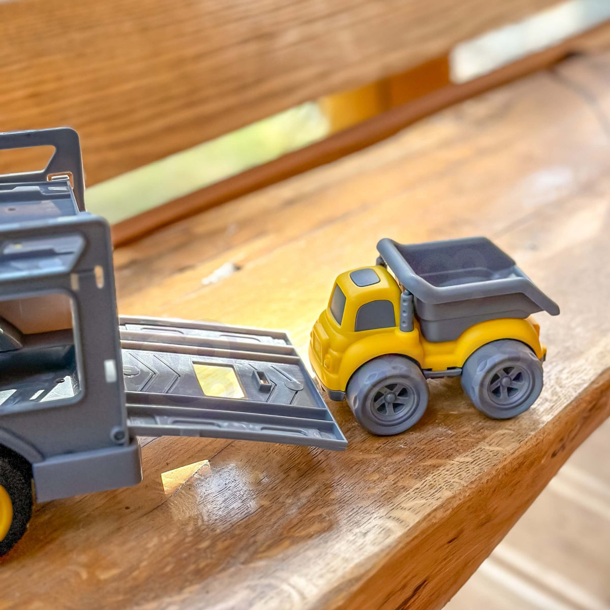 Woopie Tow Truck 4-i-1 set byggnadsfordon