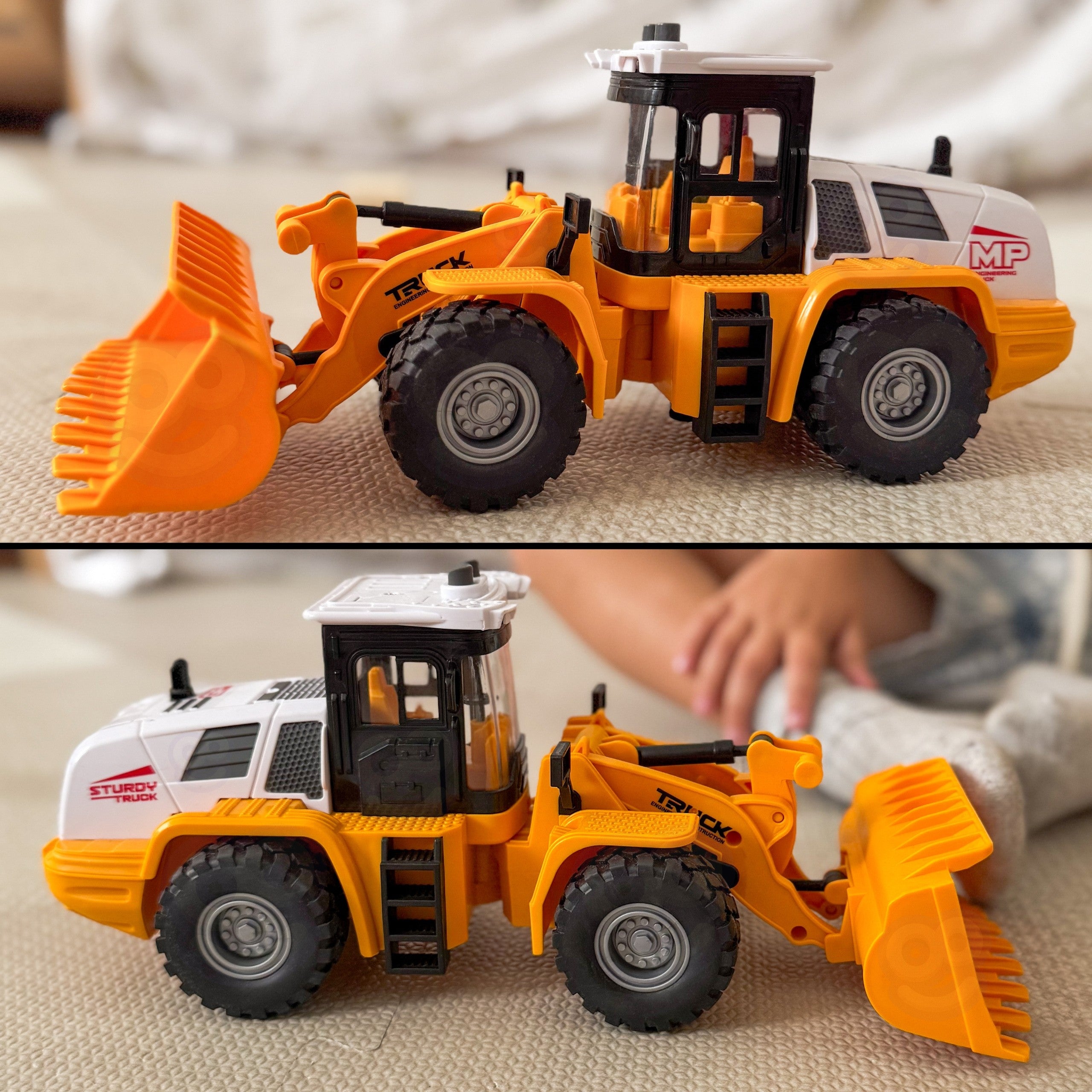 Woopie Excavator Loader Construction 1:16 Licht- und Soundeffekte
