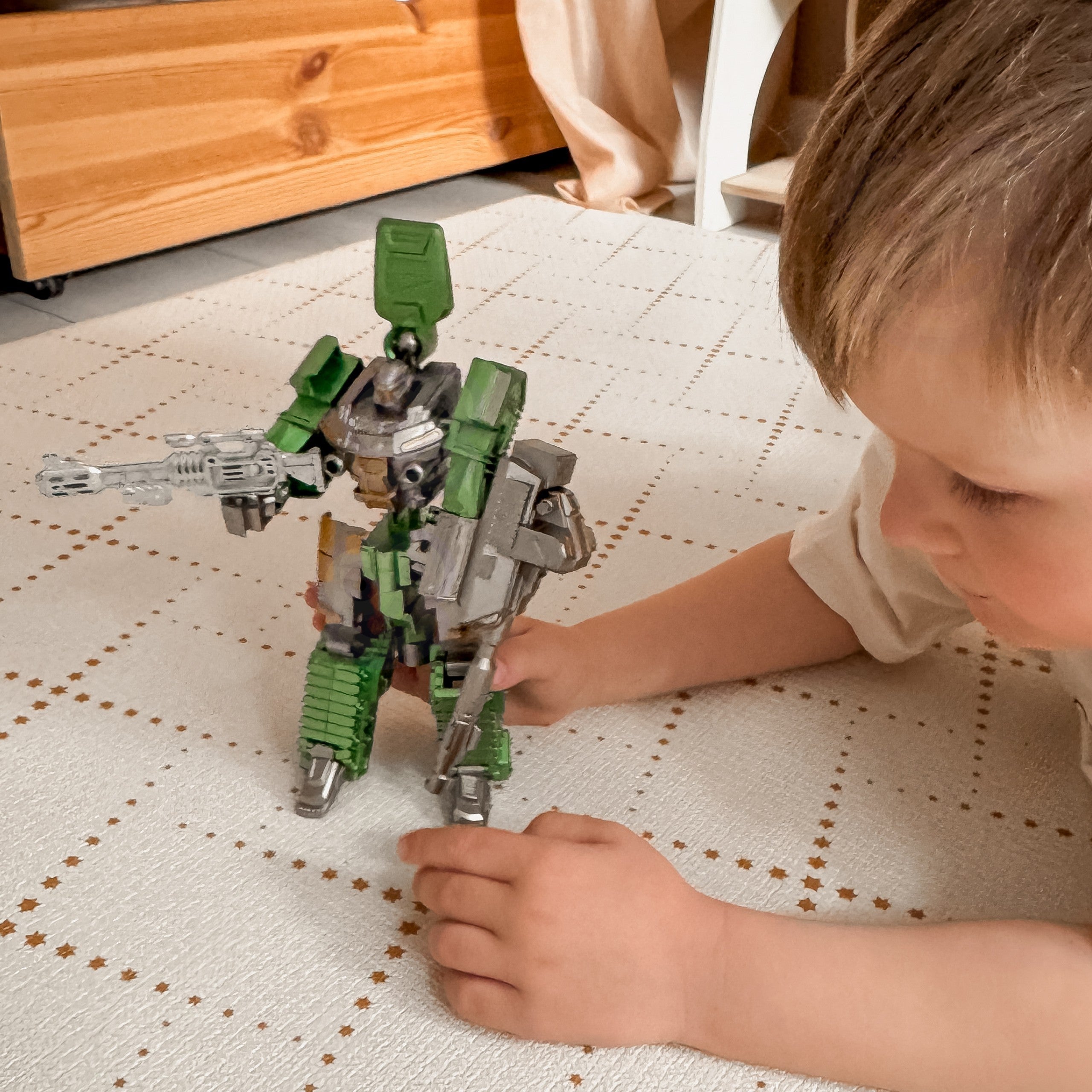 Танк Woopie Transforming Robot Silver Blade 2in1