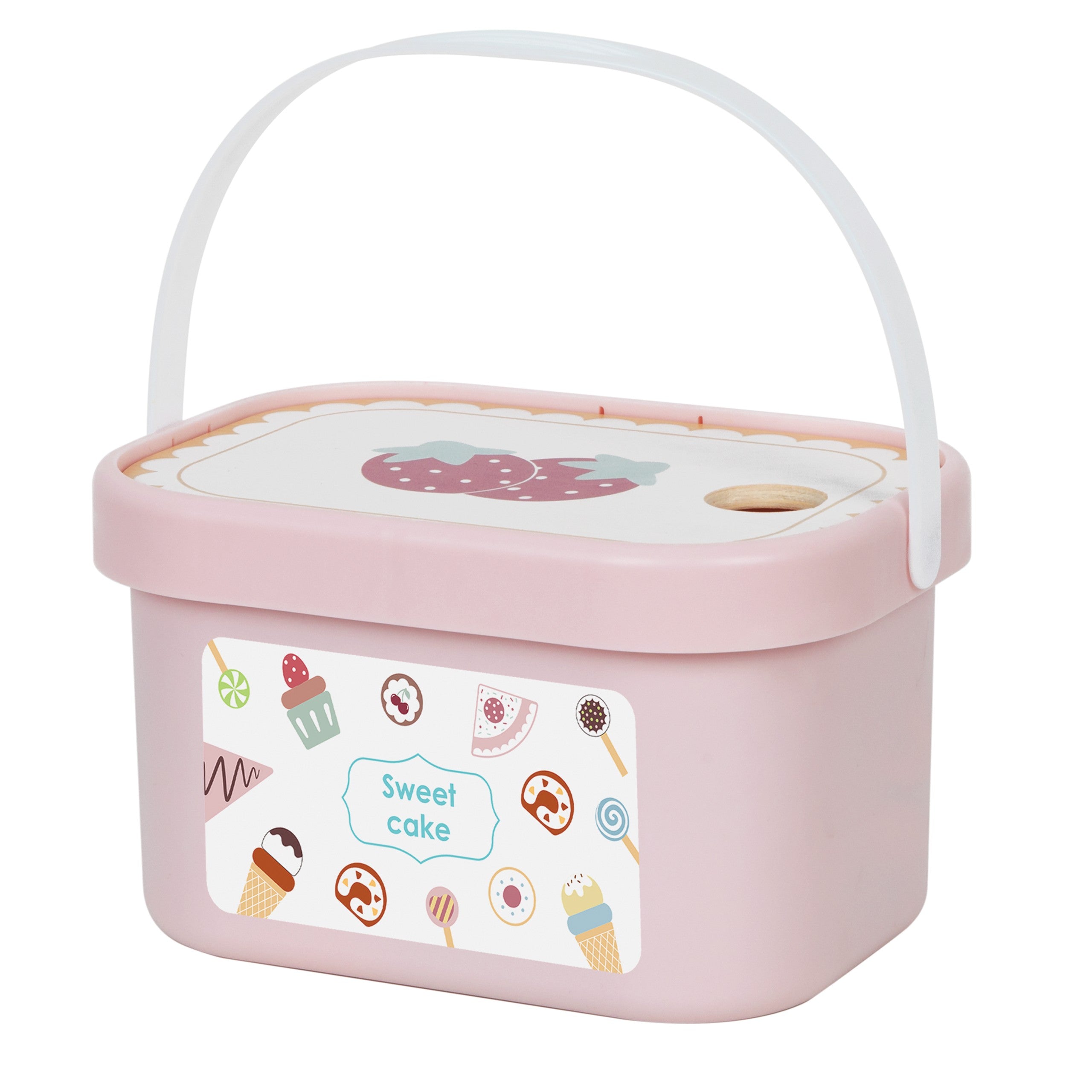 Tooky Toy Sweet Cake Set di dolci in legno in una scatola di dolciumi e gelaterie