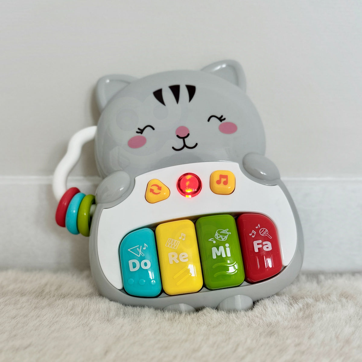 Woopie interaktívny klavír Kitty hudobný organ znie svetlo 18m+