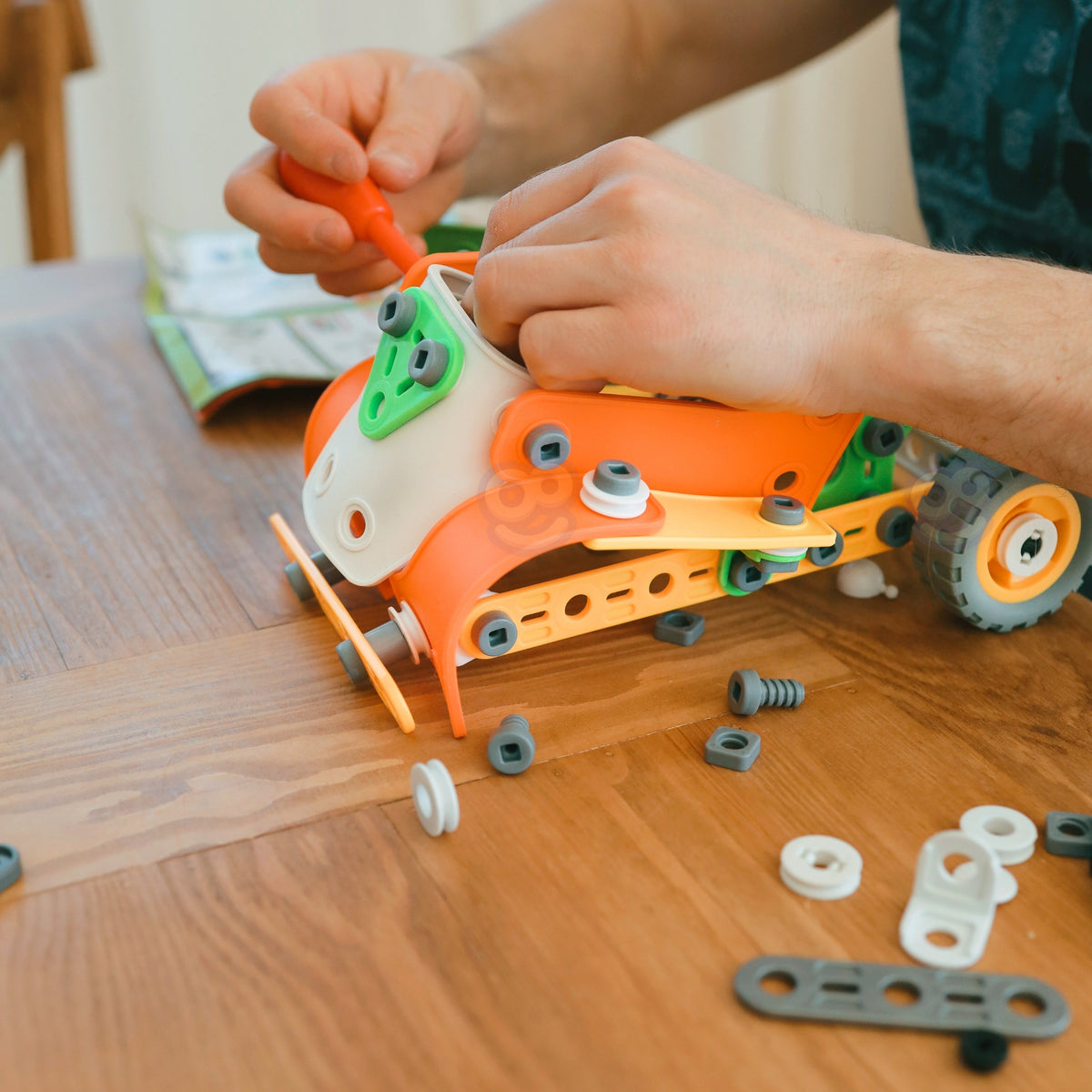 Woopie Construction Bricks Set Stem Vehicles 163 бр.