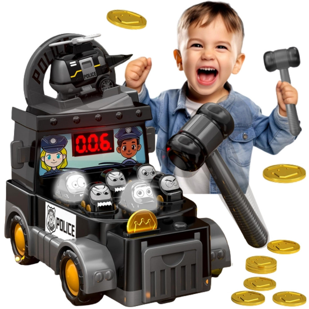 Woopie Hammer Arcadespel Politieauto met accessoires