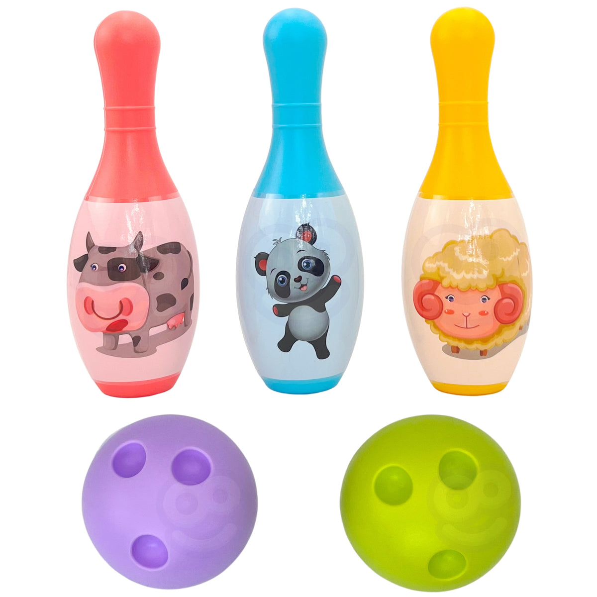 Woopie Bowling Pour Enfants Animaux Et Chiffres 8 Pcs.