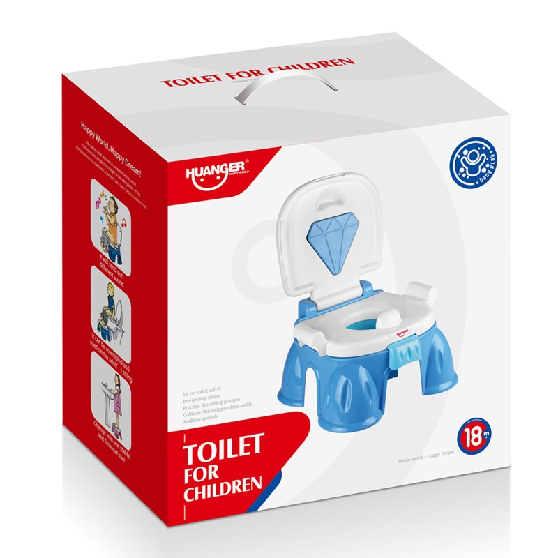 Woopie Baby First Potty för barn med musik 3in1 stolsteg