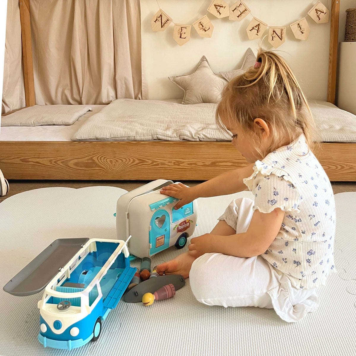 Woopie Xl Doll Camper Sæt med trailer