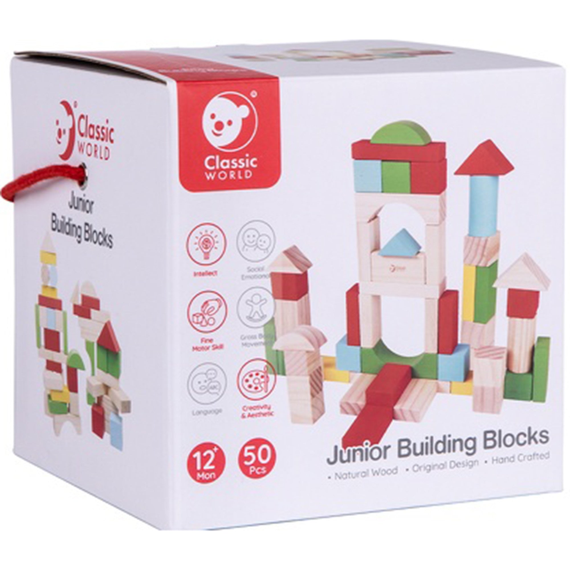 Classic World Holzklötze für Kinder 50 Stk.