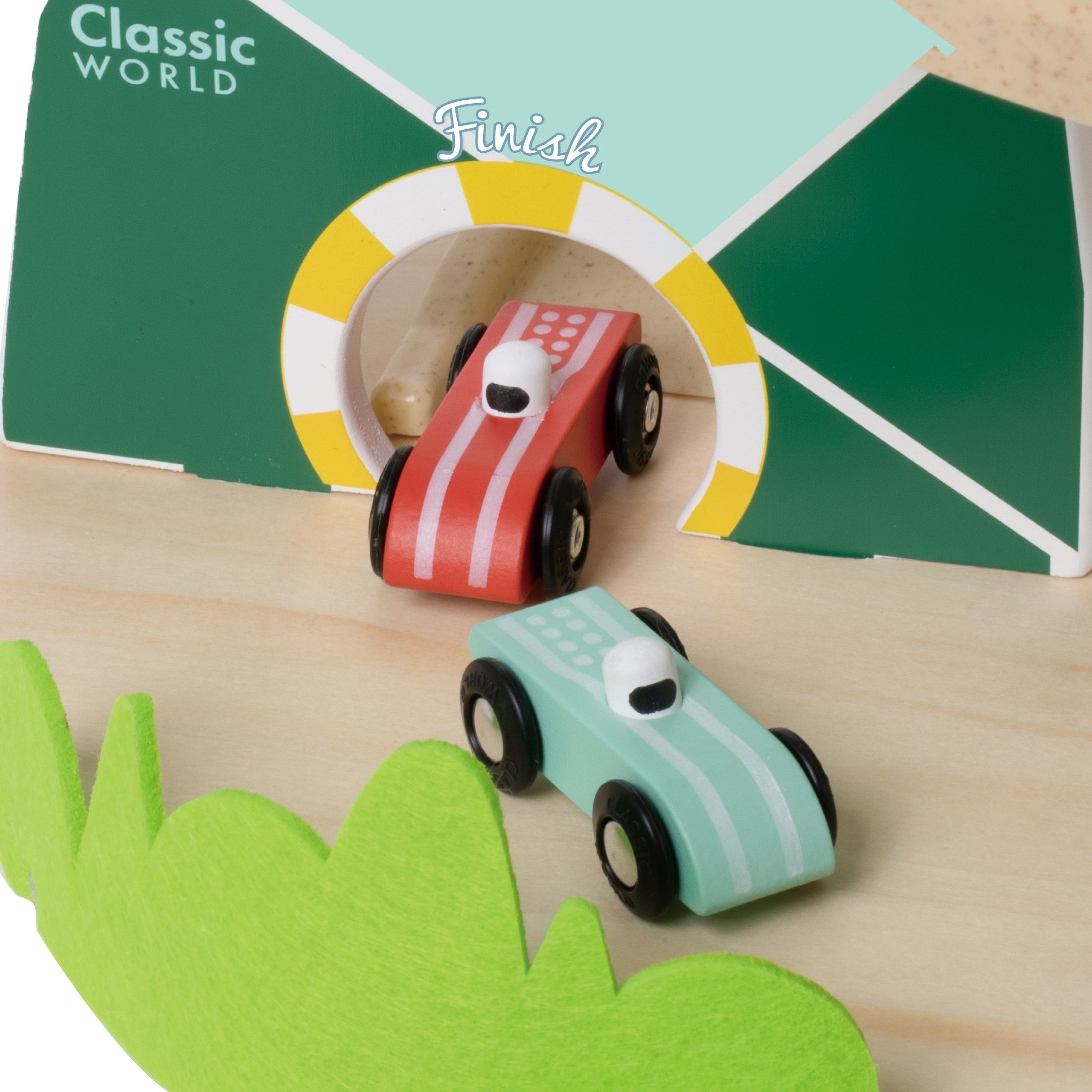 Classic World Wooden Car Track Mountain Race