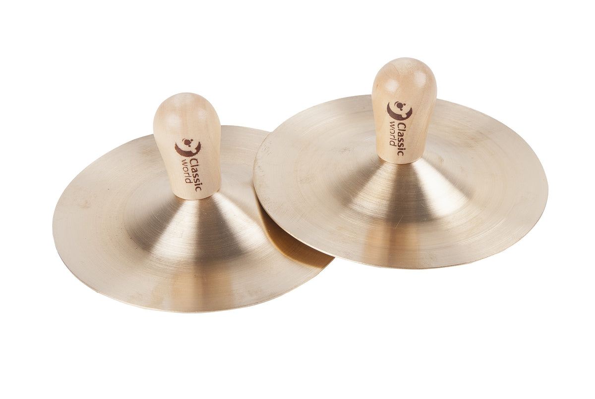 Classic World Edu musikinstrument bækkener (9 Cm) Til børn 2 stk.