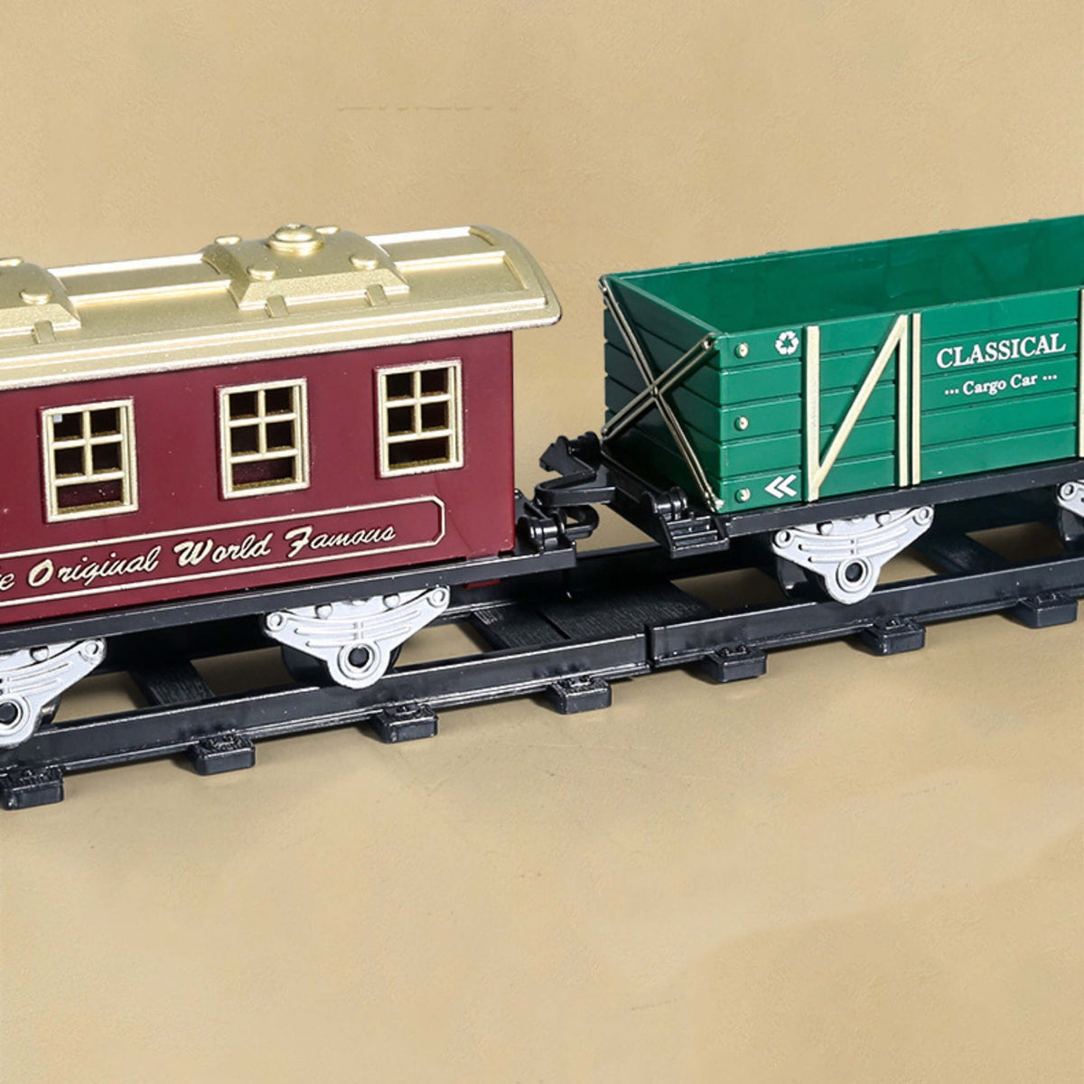 Woopie Classic Trenul cu abur Locomotiva Linie Xxl