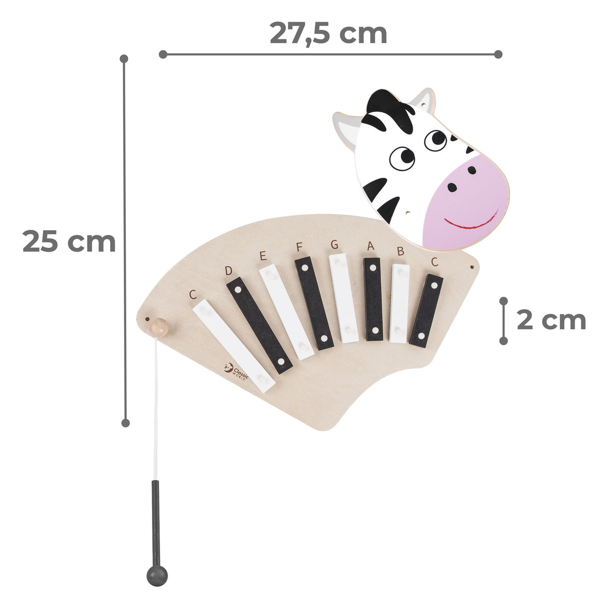 Tablero de pared musical Classic World Edu Cebra