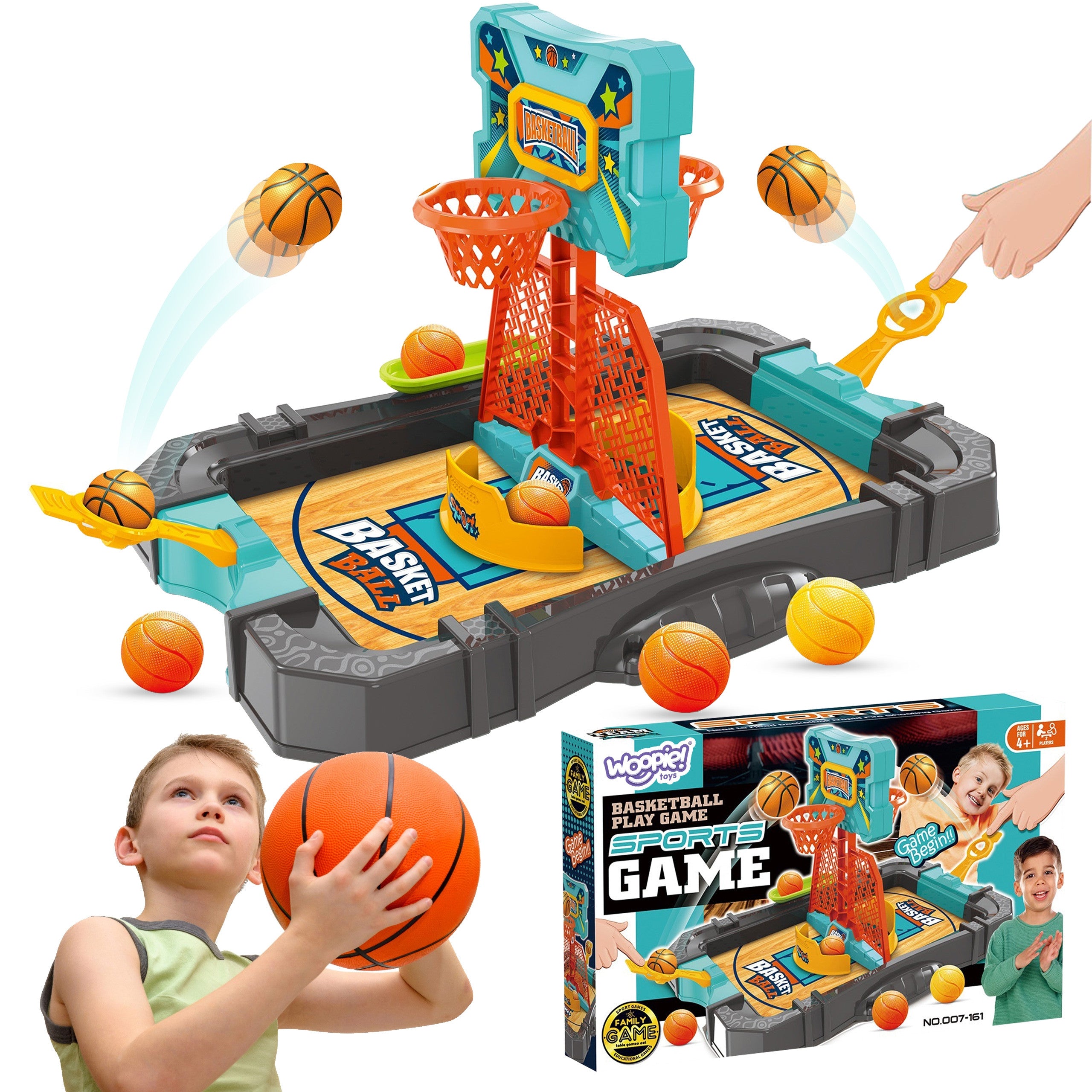 Woopie Game Mini Basketball Table 4+