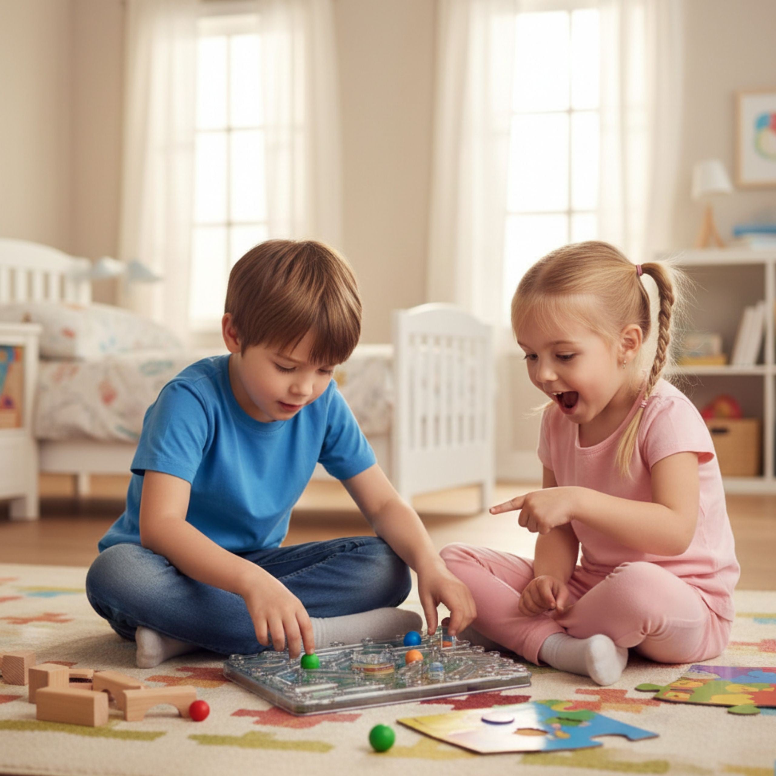 Woopie Classic Family Game Serpents et échelles 3D