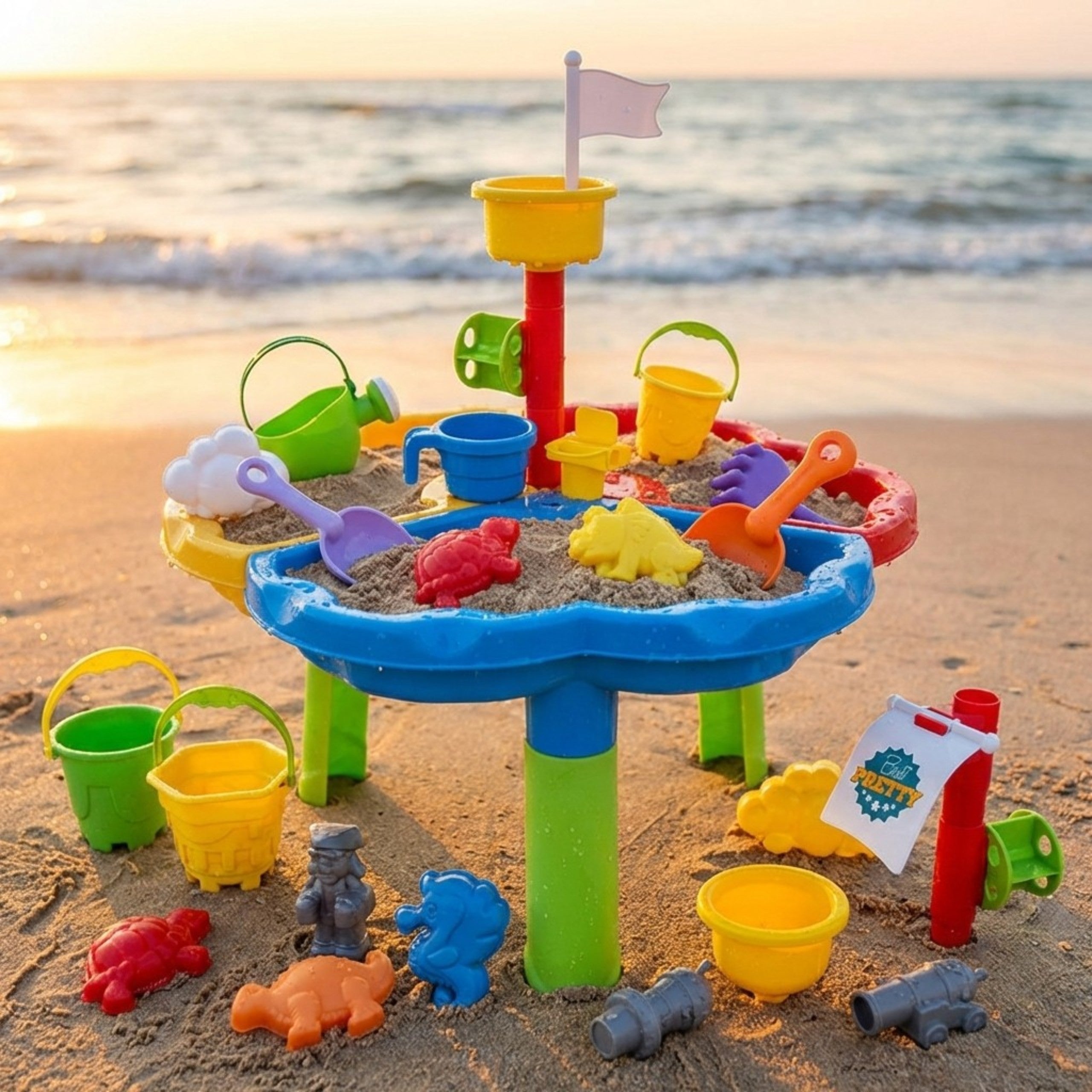 Woopie Water Table Sandbox 3in1 Pirate Ship 13 Pcs.