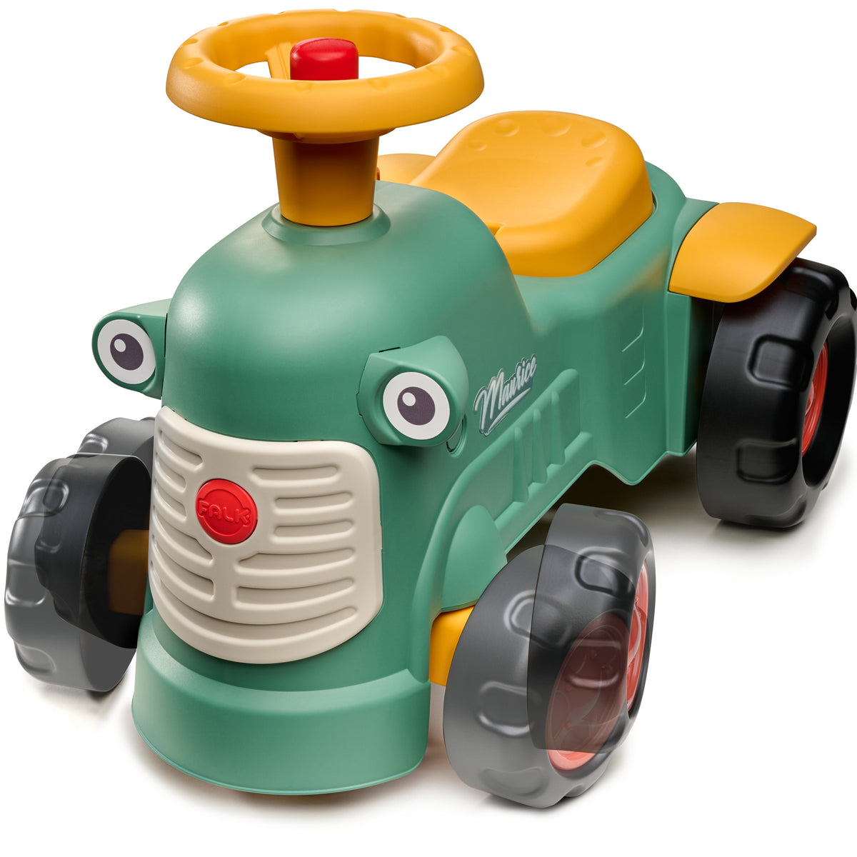 Falk Maurice Ride-on Tractor Green Pusher Caixa de armazenamento por 1-3 anos