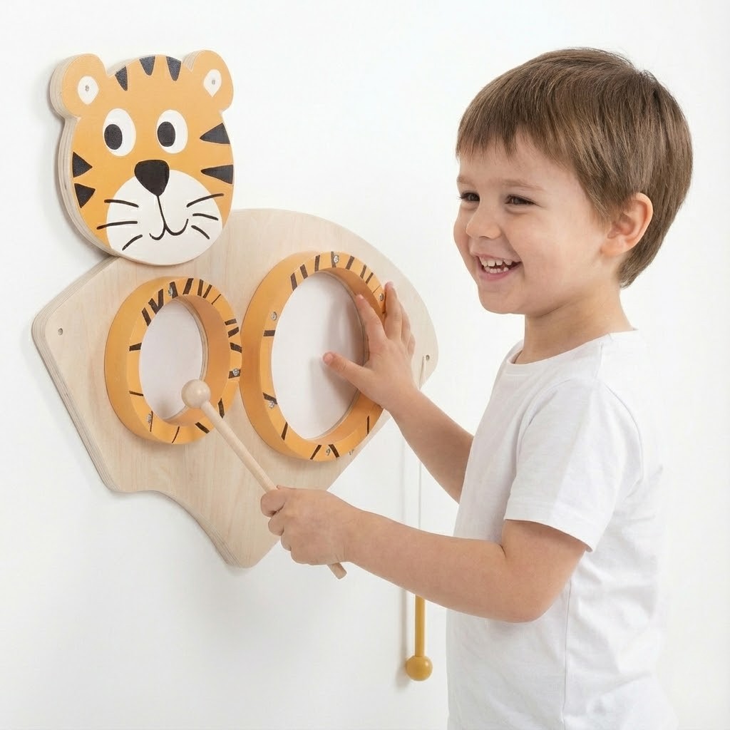 Музикална дъска за стена Classic World Edu Tiger